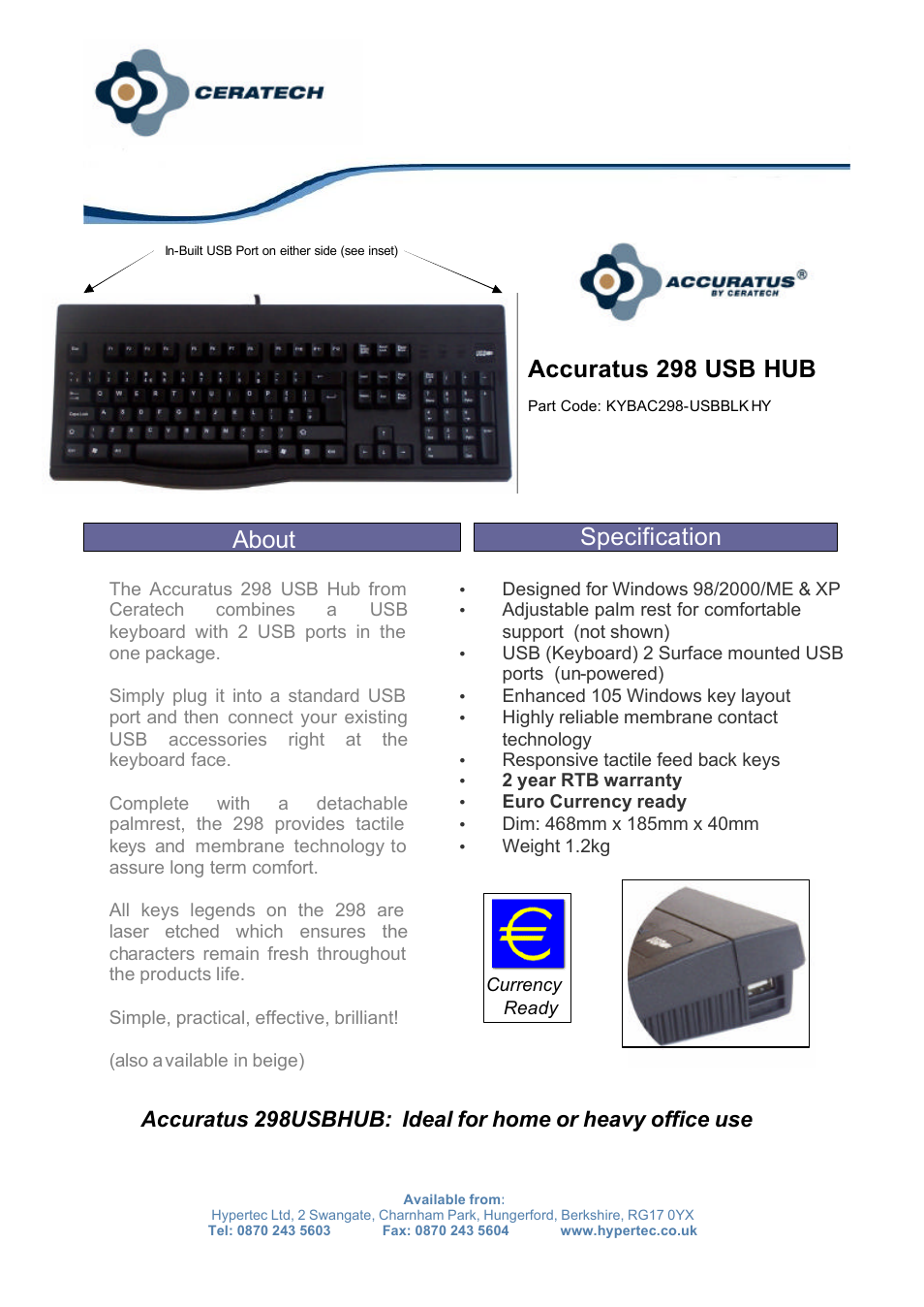 USB Hub Accuratus 298