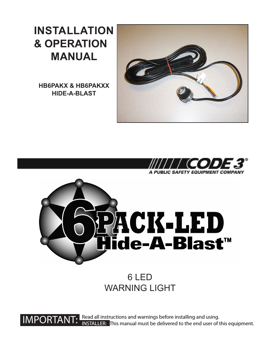 6 Pack LED Hide-A-Blast