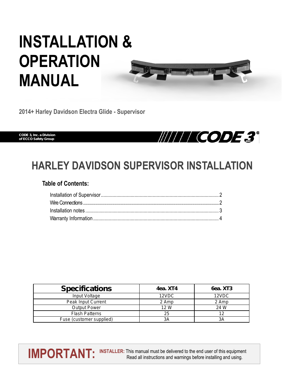Harley Davidson SuperVisor