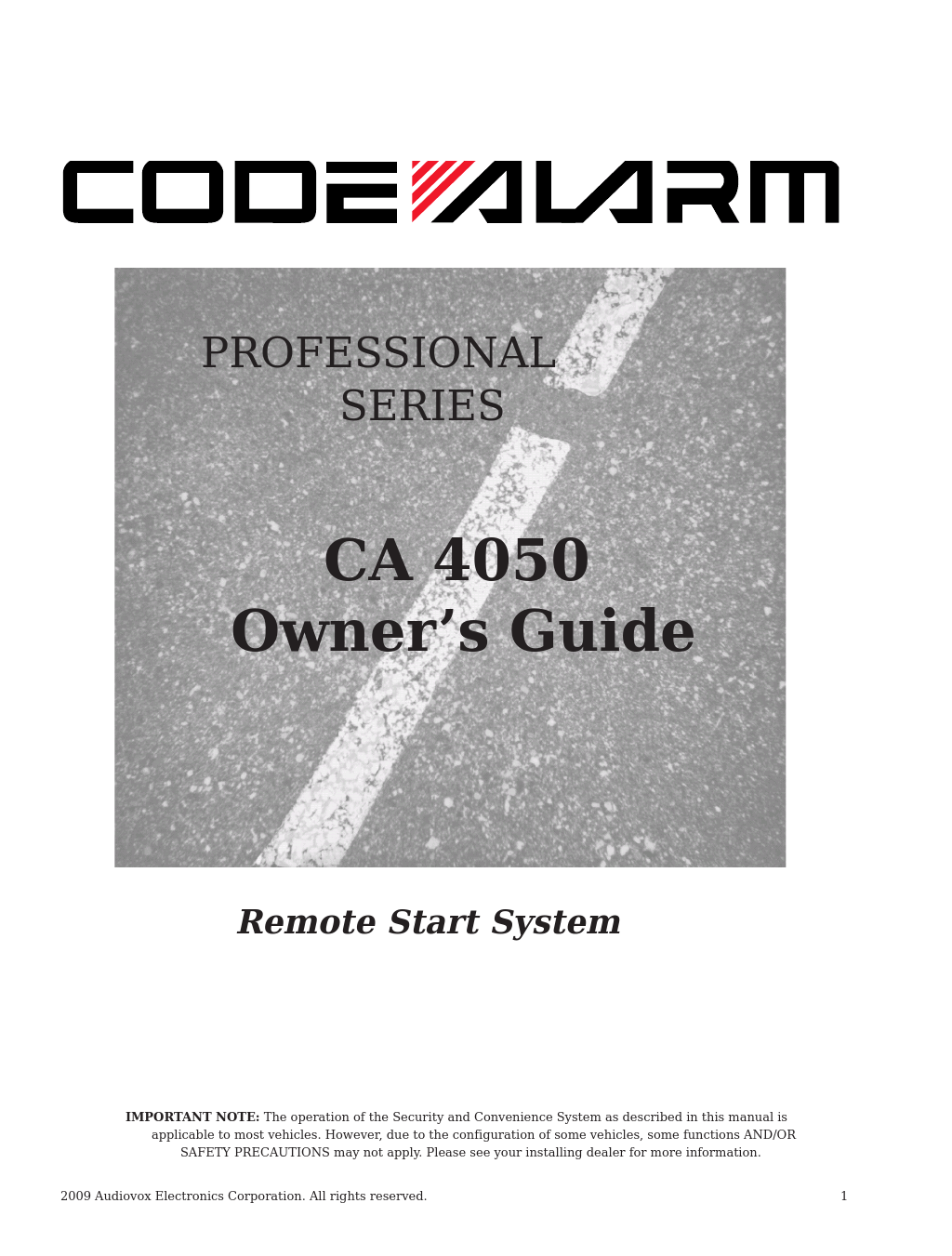 Professional Series CA 4050
