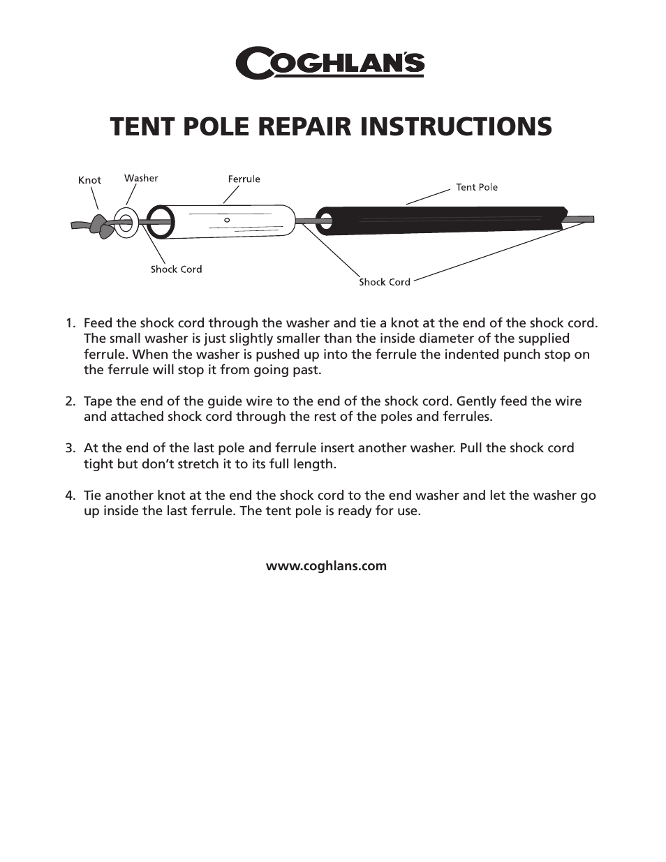 0194 Tent Pole Repair Kit