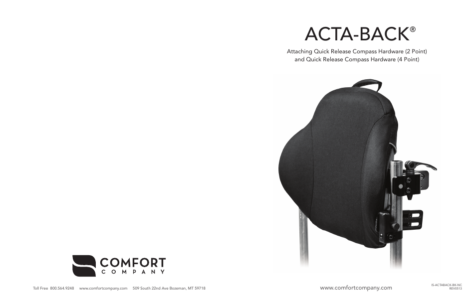 Acta-Back Quick Release