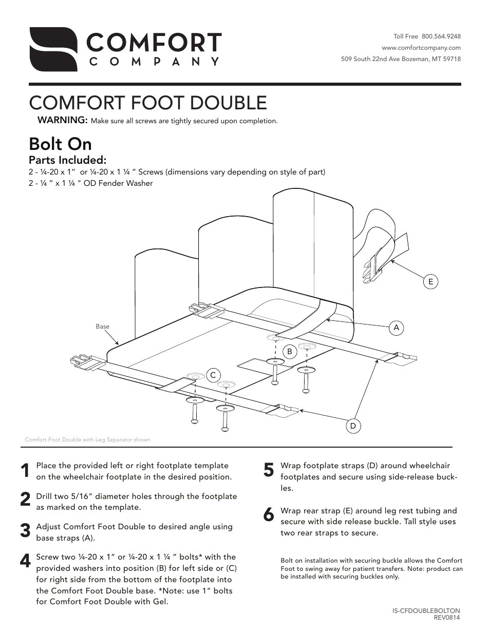 Comfort Foot Double