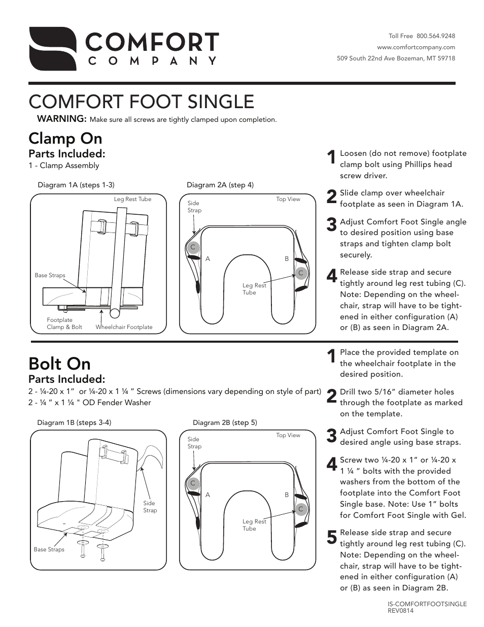 Comfort Foot Single