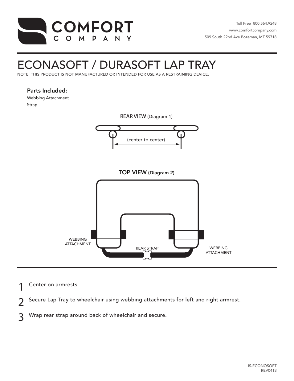 Econasoft & Durasoft Lap Tray