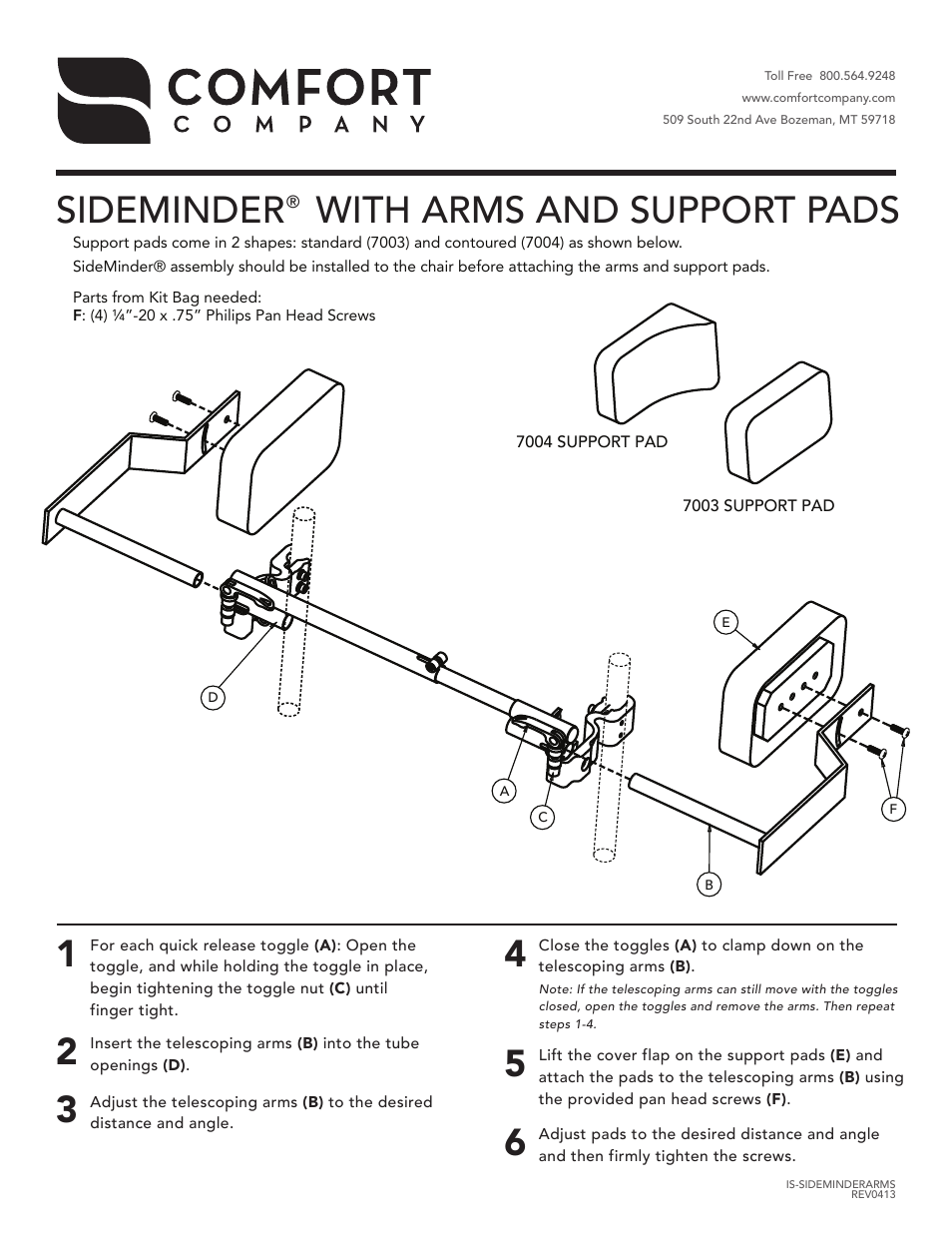 Sideminder Arms
