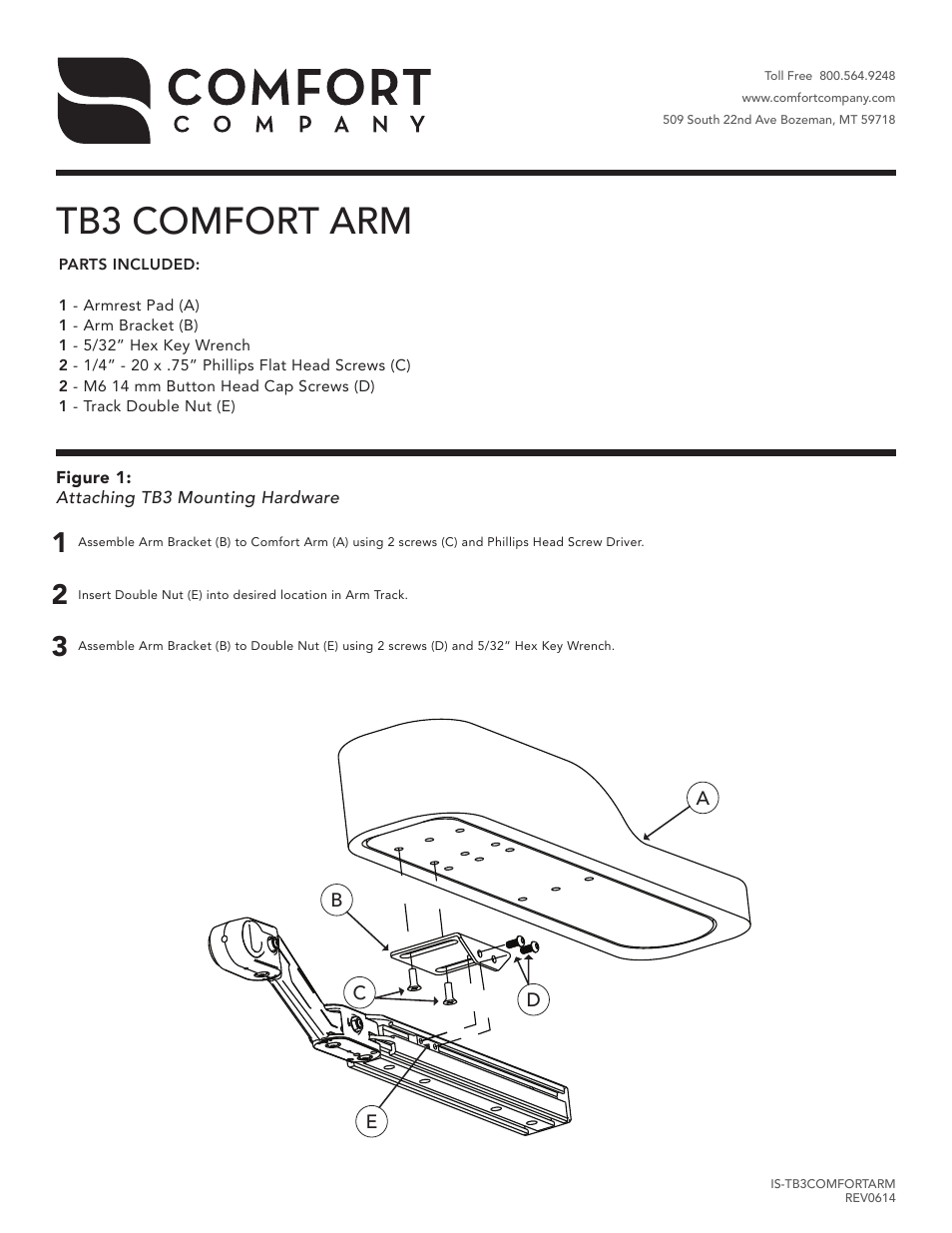 TB3 Comfort Arm