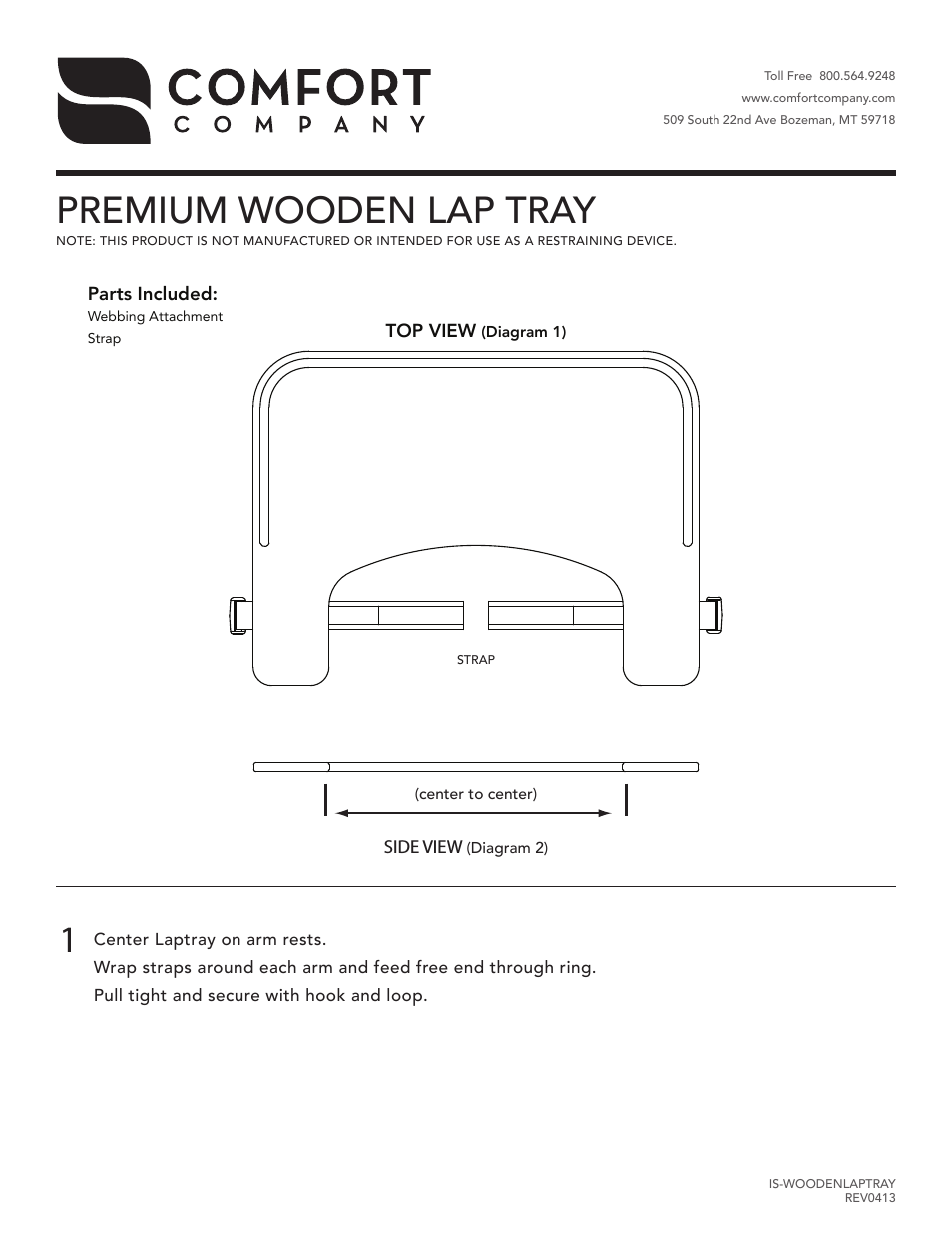 Wooden Lap Tray