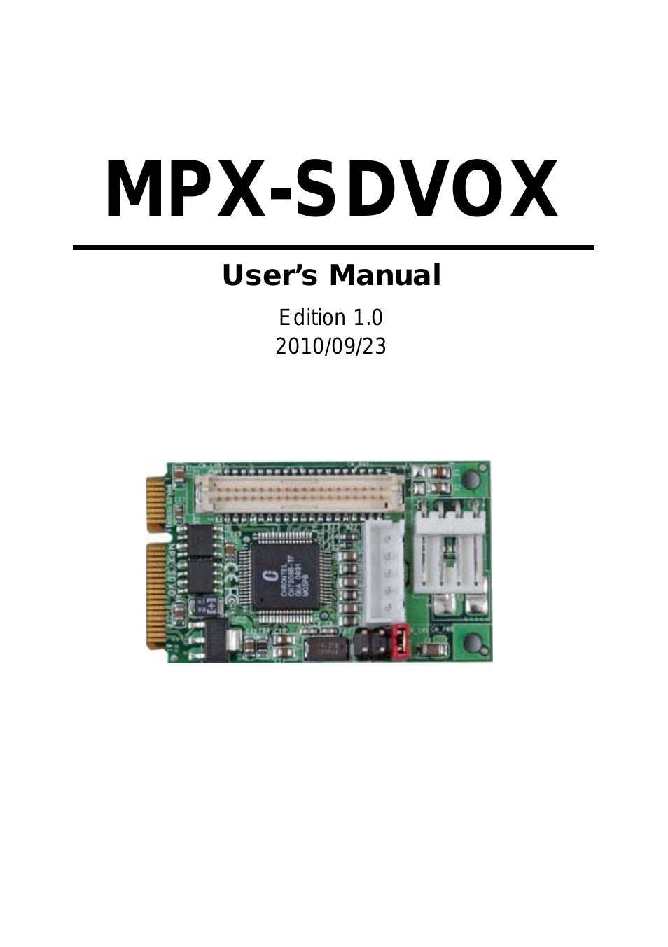 MPX-SDVOX