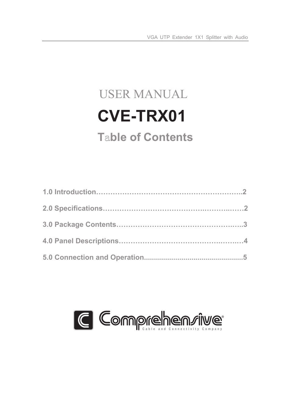 CVE-TRX01