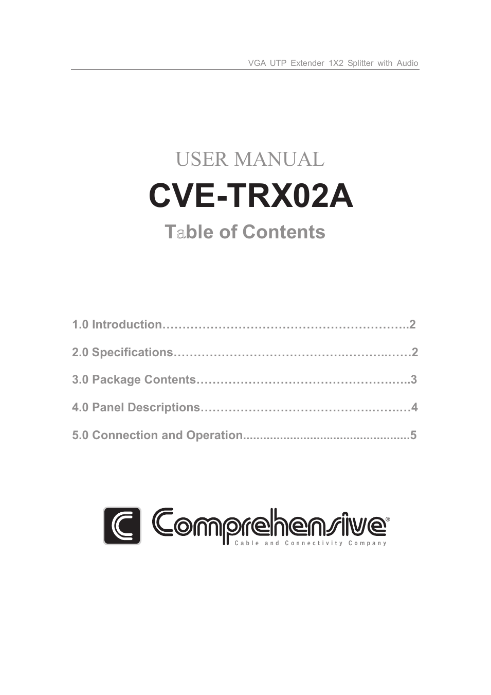 CVE-TRX02A