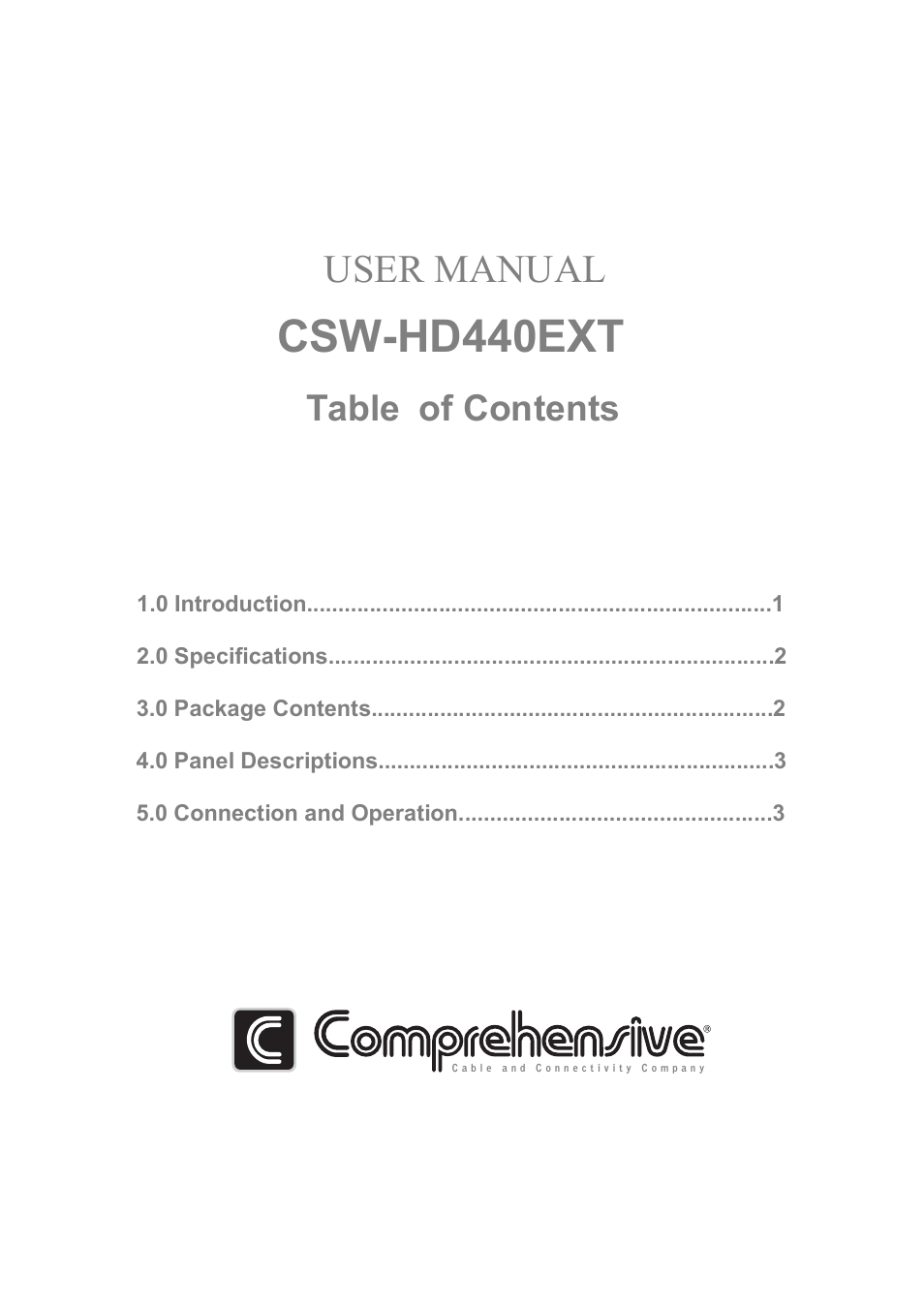 CSW-HD440EXT