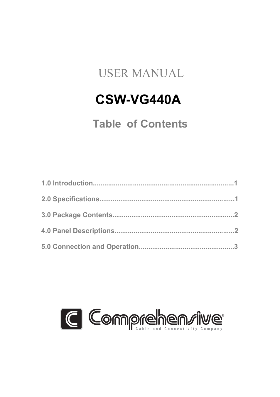 CSW-VGA440A