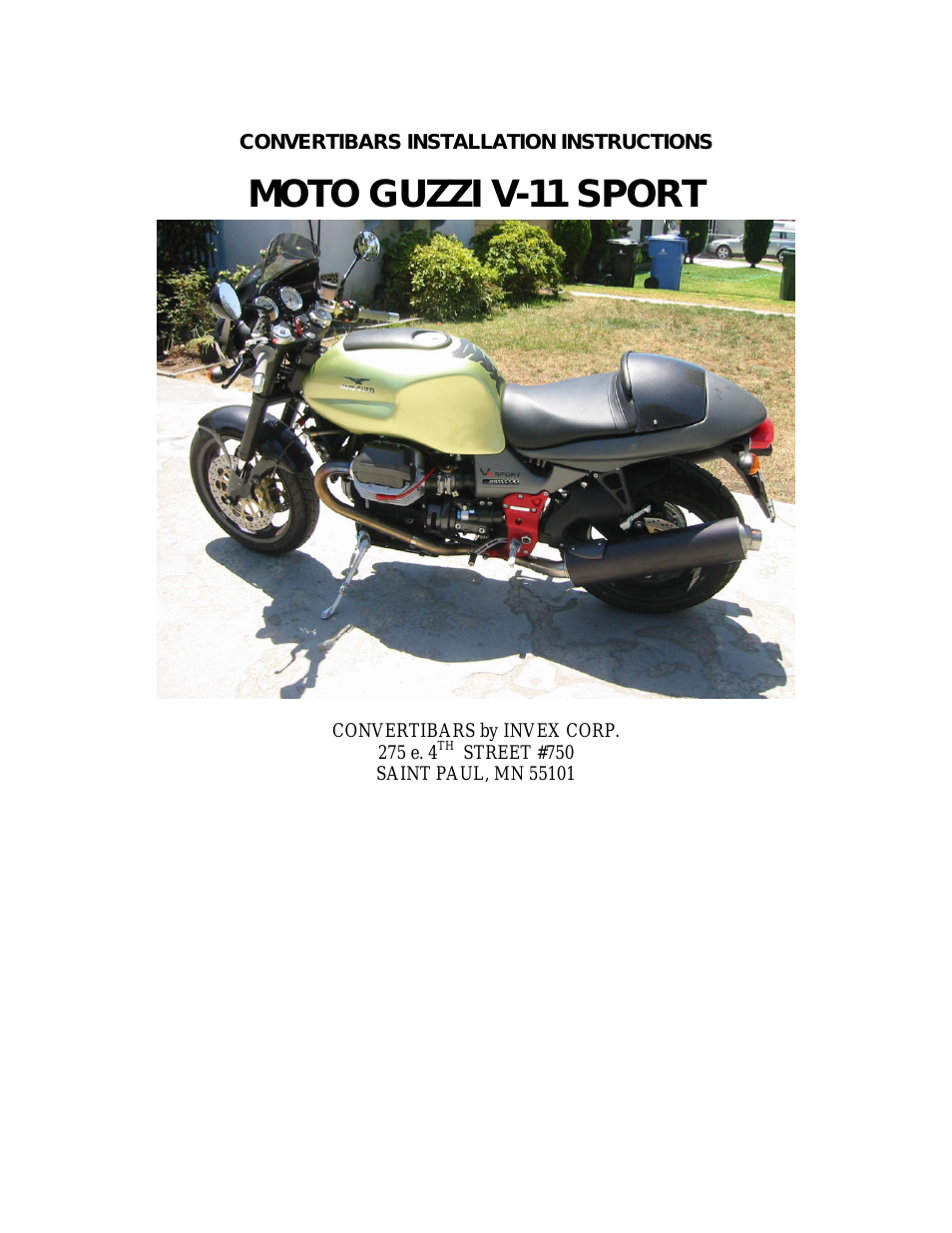 Moto Guzzi: V11 Naked/Sport