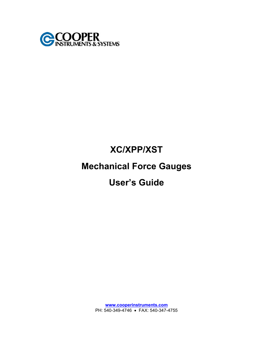 XST Tension Only Mechanical Force Gage