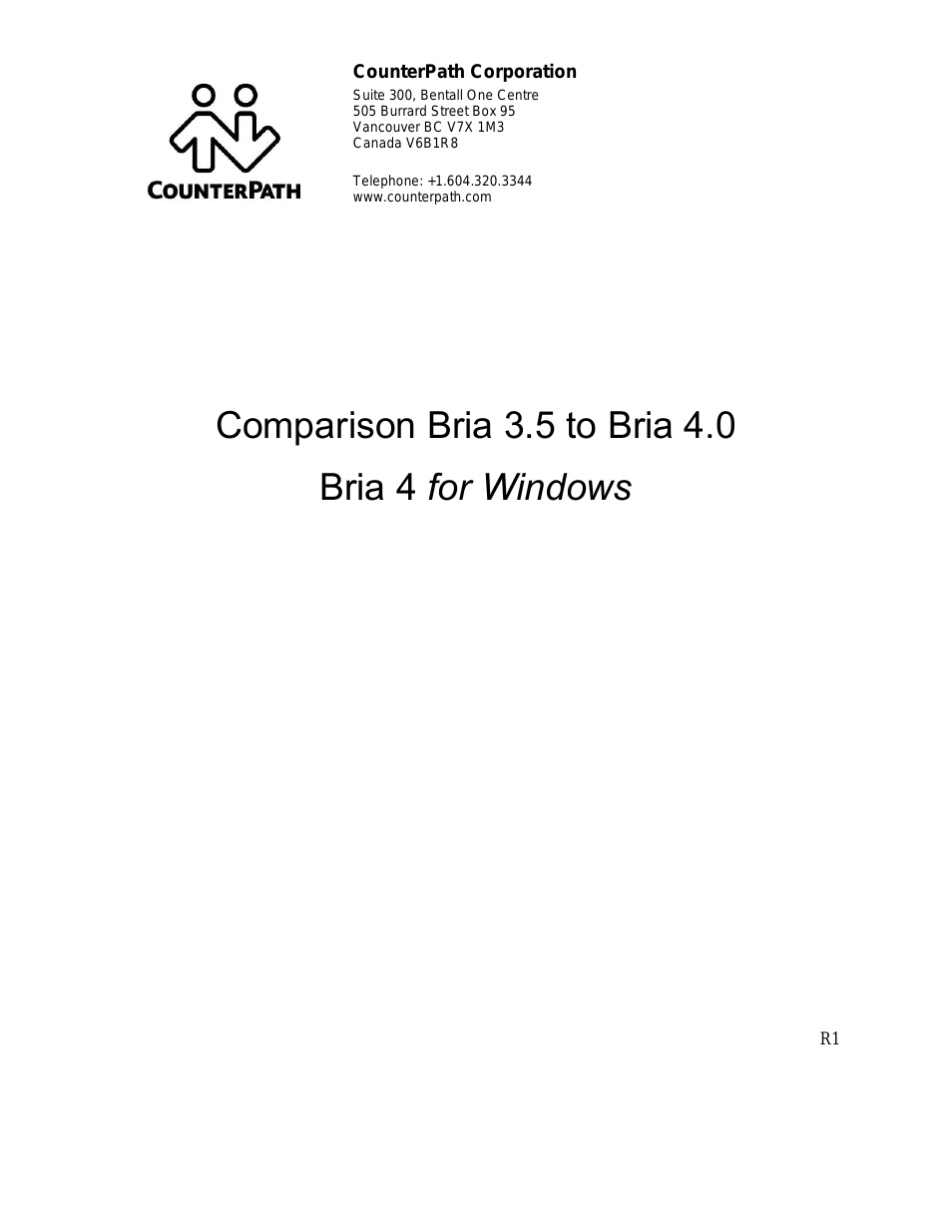 Bria 3.5 vs 4 for Windows Comparison Guide