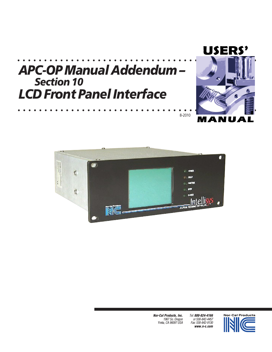 LCD Front Panel Interface