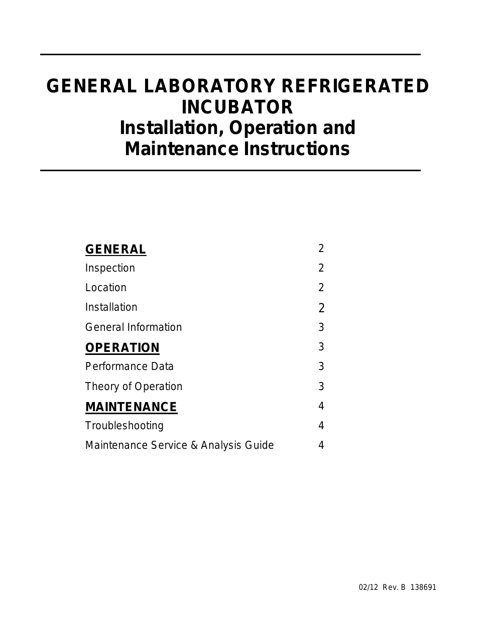 General Lab Incubator