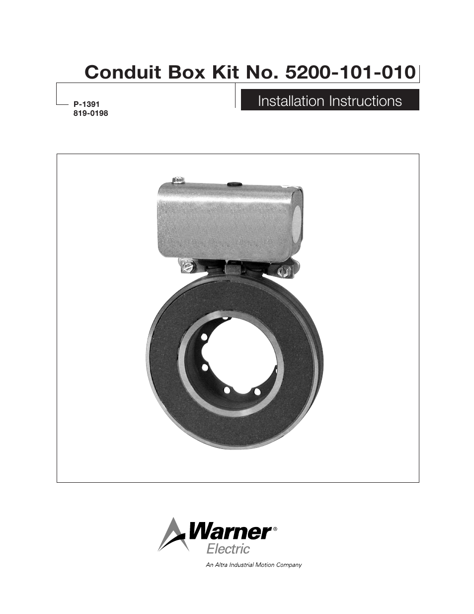 5200-101-010 Conduit Box Kit