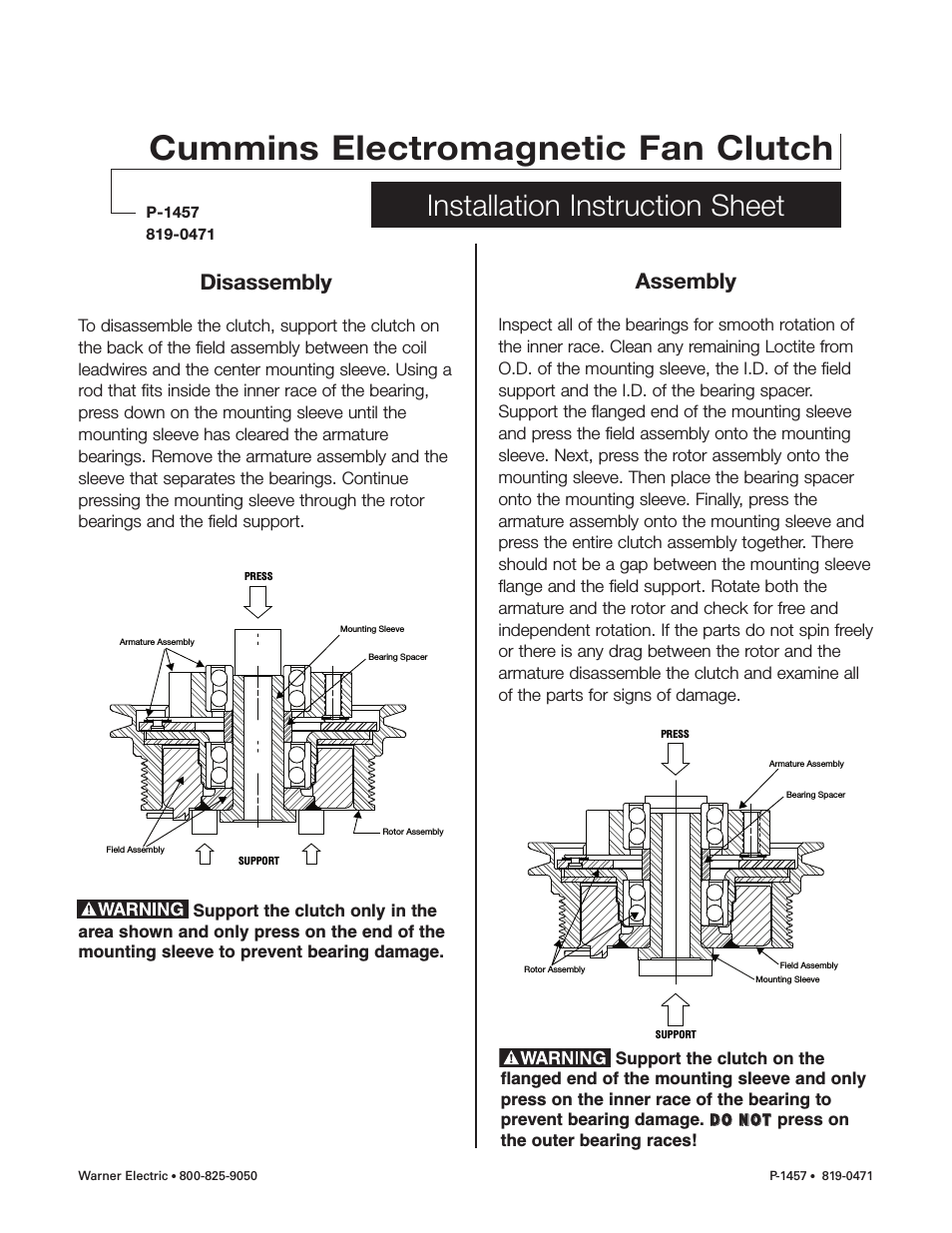 Cummins Electromagnetic Fan Clutch