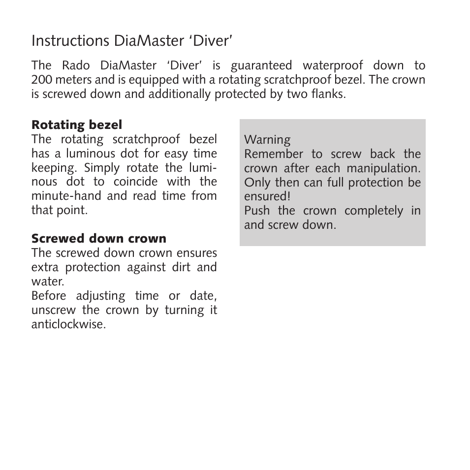 DiaMaster_Diver