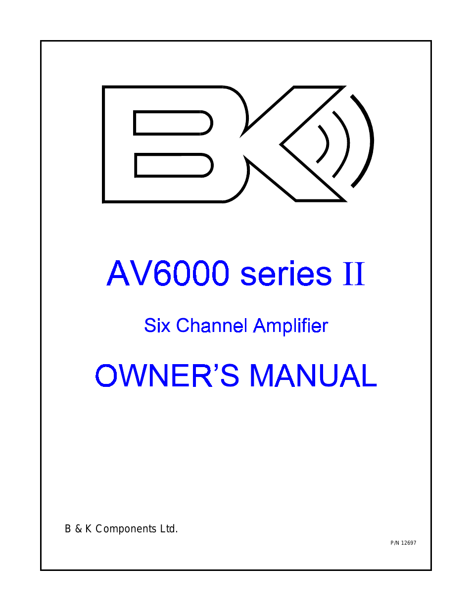 AV6000 Series II