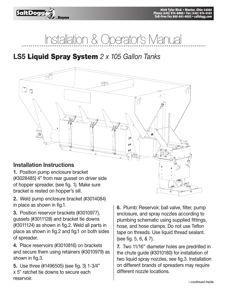 LS5 Liquid Spray System