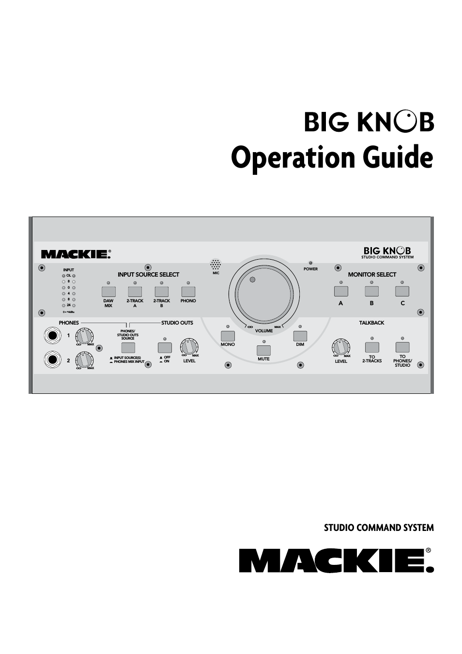Big Knob Studio Command System