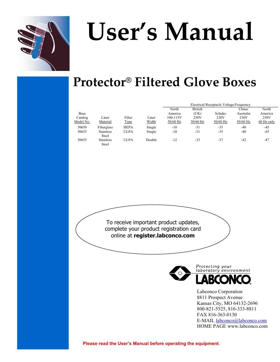 Protector Filtered Glove Box