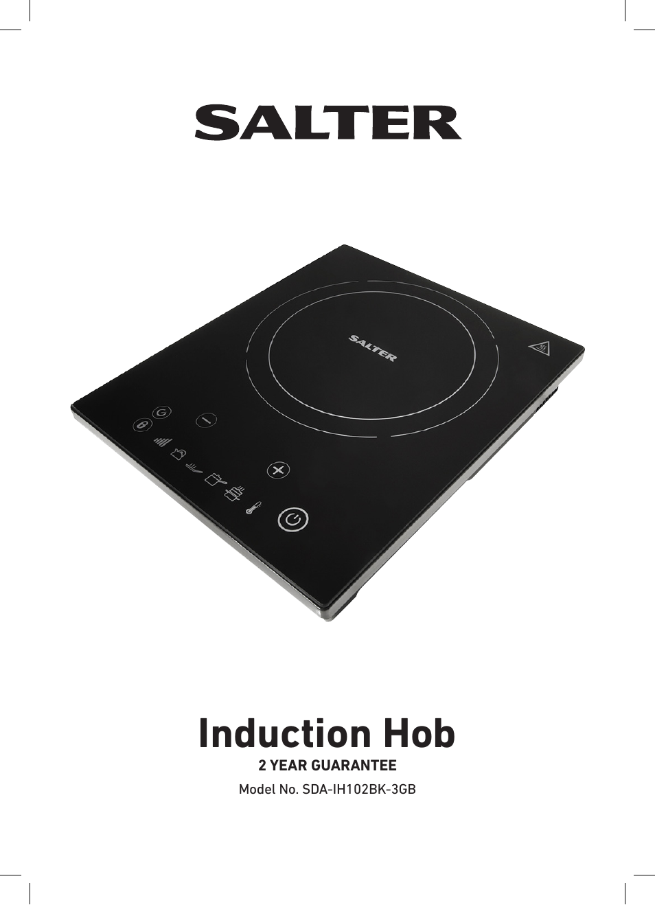 SDA-IH102BK Induction Hob