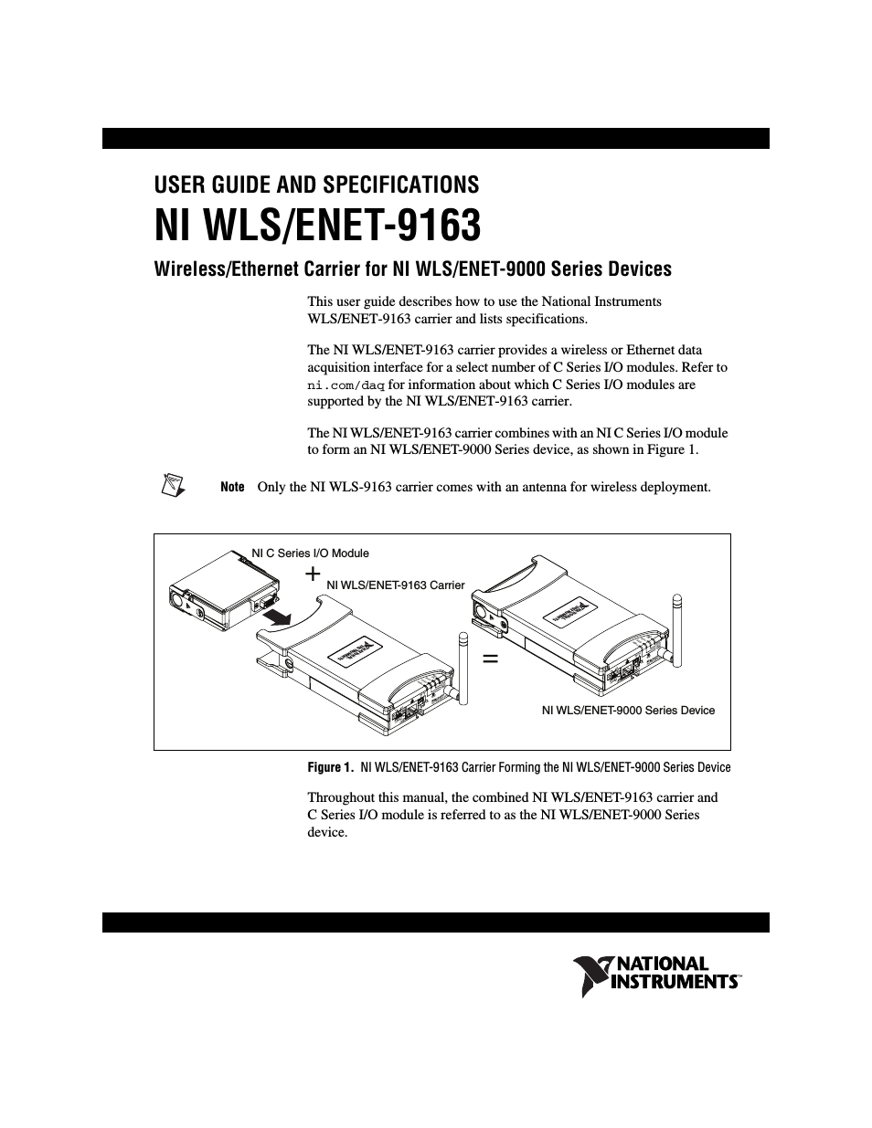 NI WLS/ENET-9163