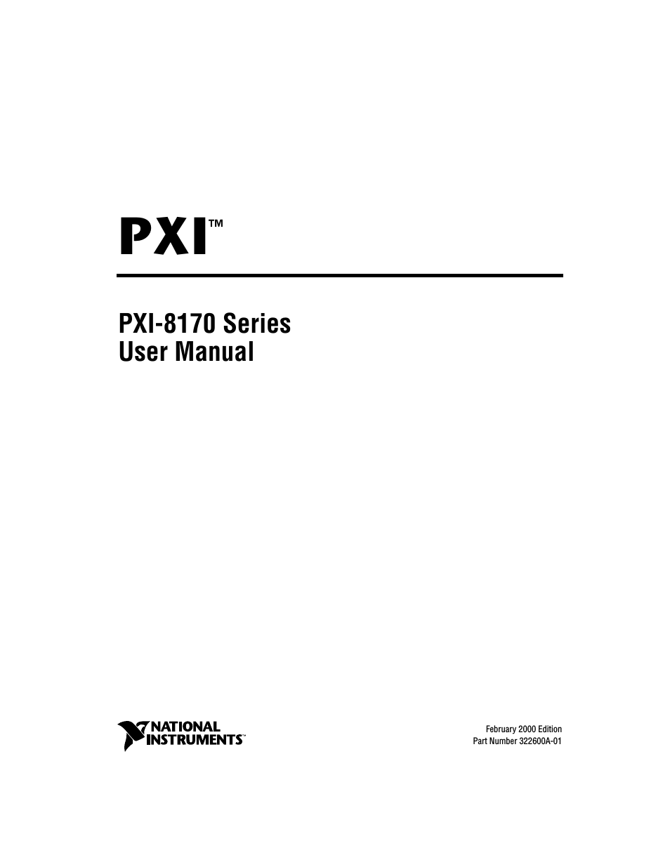 PXI-8170 Series