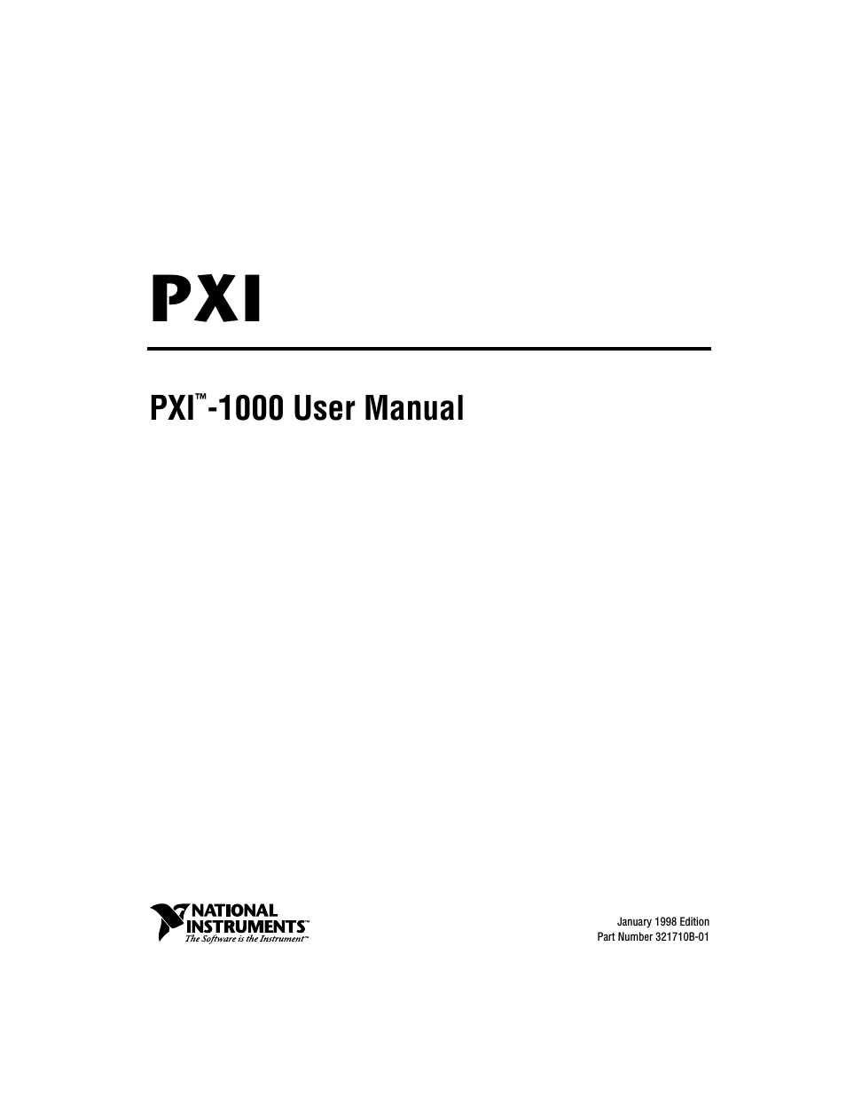 PXI PXITM -1000