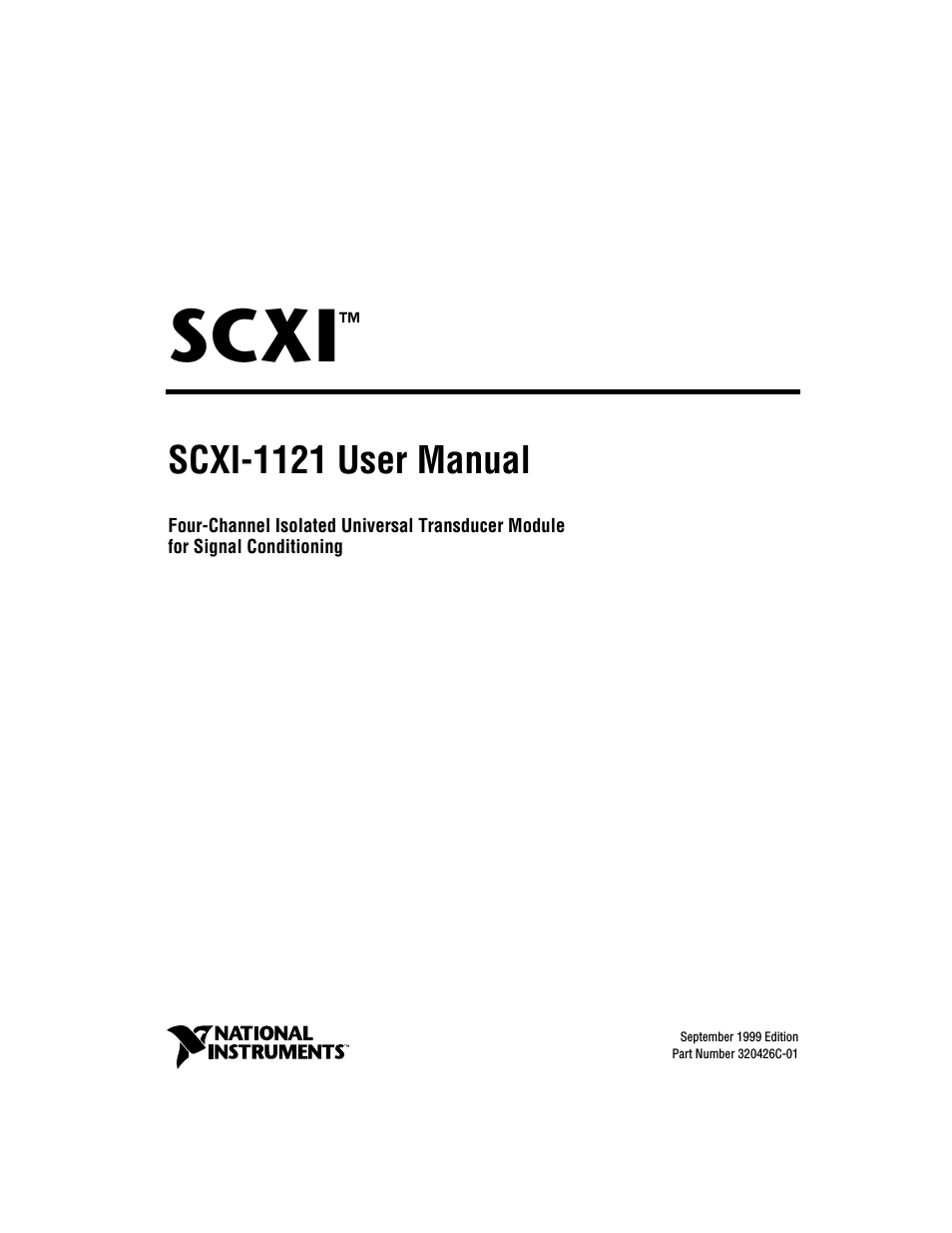 SCXI-1121