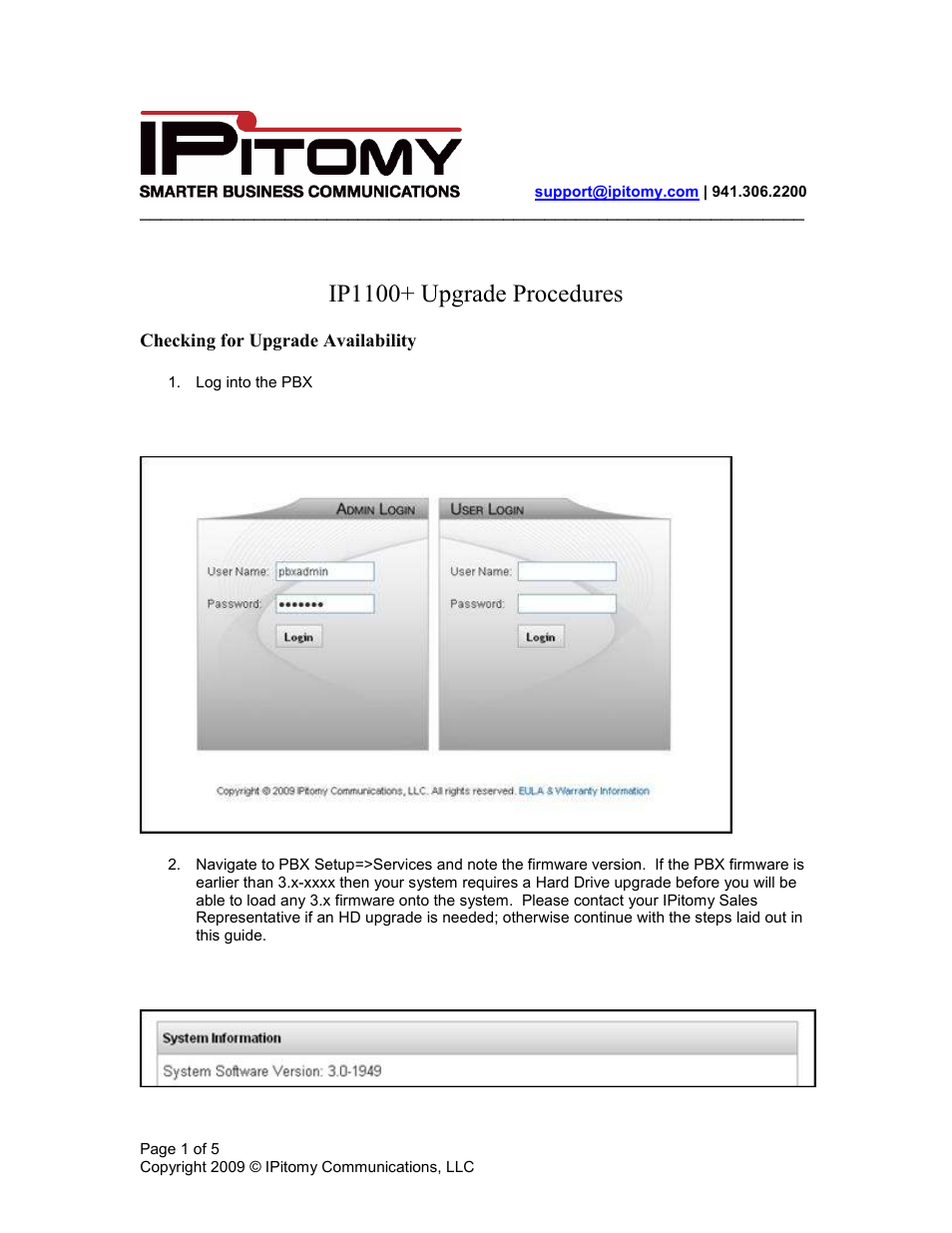 IP1100+ Upgrade Guide