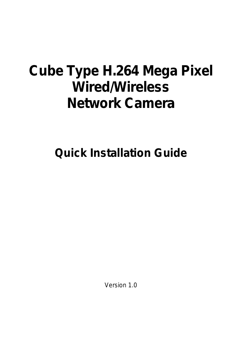 ICS2300 Quick Installation Guide