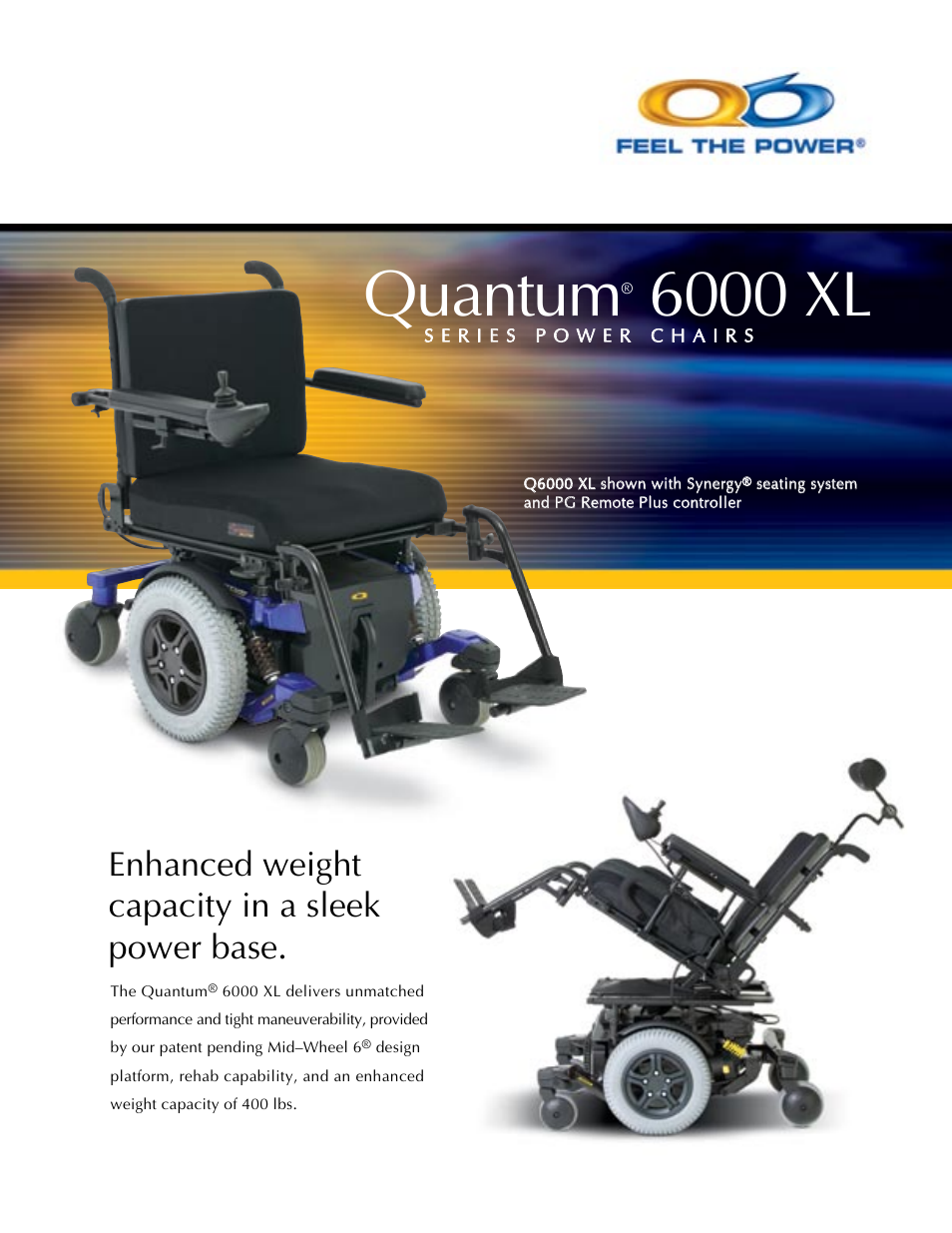 Power Chairs 6000 XL