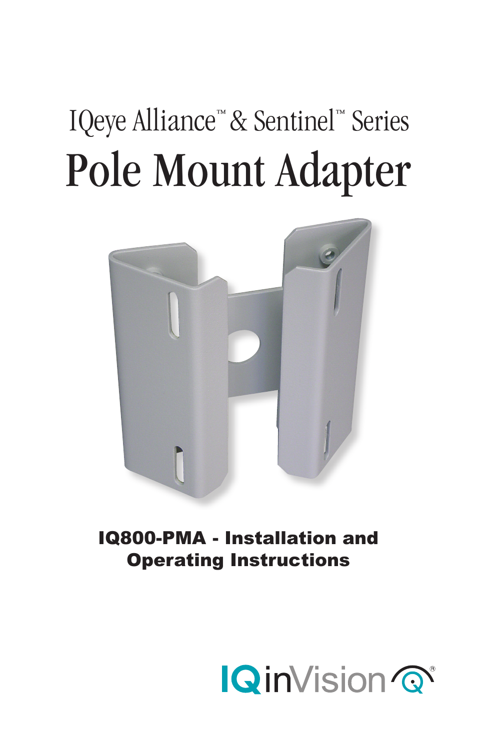 Alliance & Sentinel Series Pole Mount Adaptor