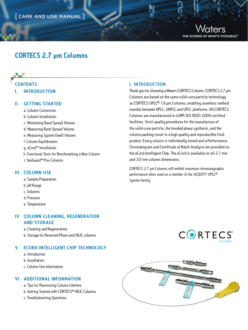 CORTECS 2.7 um Columns
