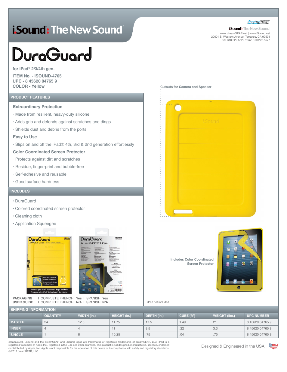 DuraGuard for iPad 4th-3rd-2nd generation - Sell Sheet