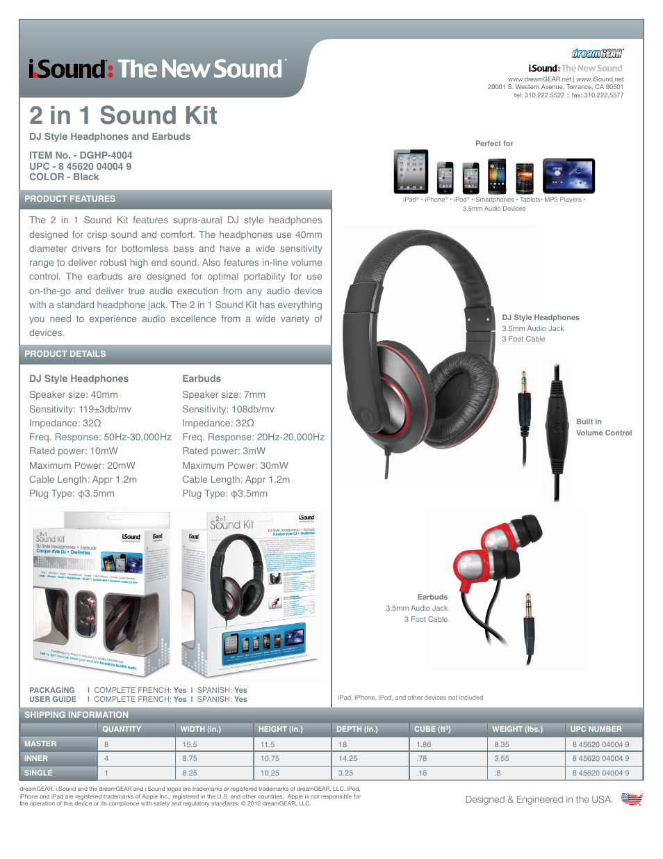 2 in 1 Sound Kit - Sell Sheet