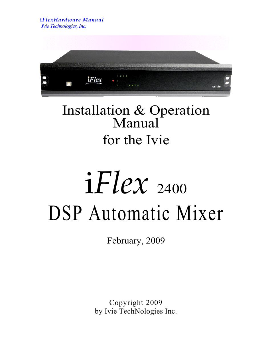iFlex 2400 Series