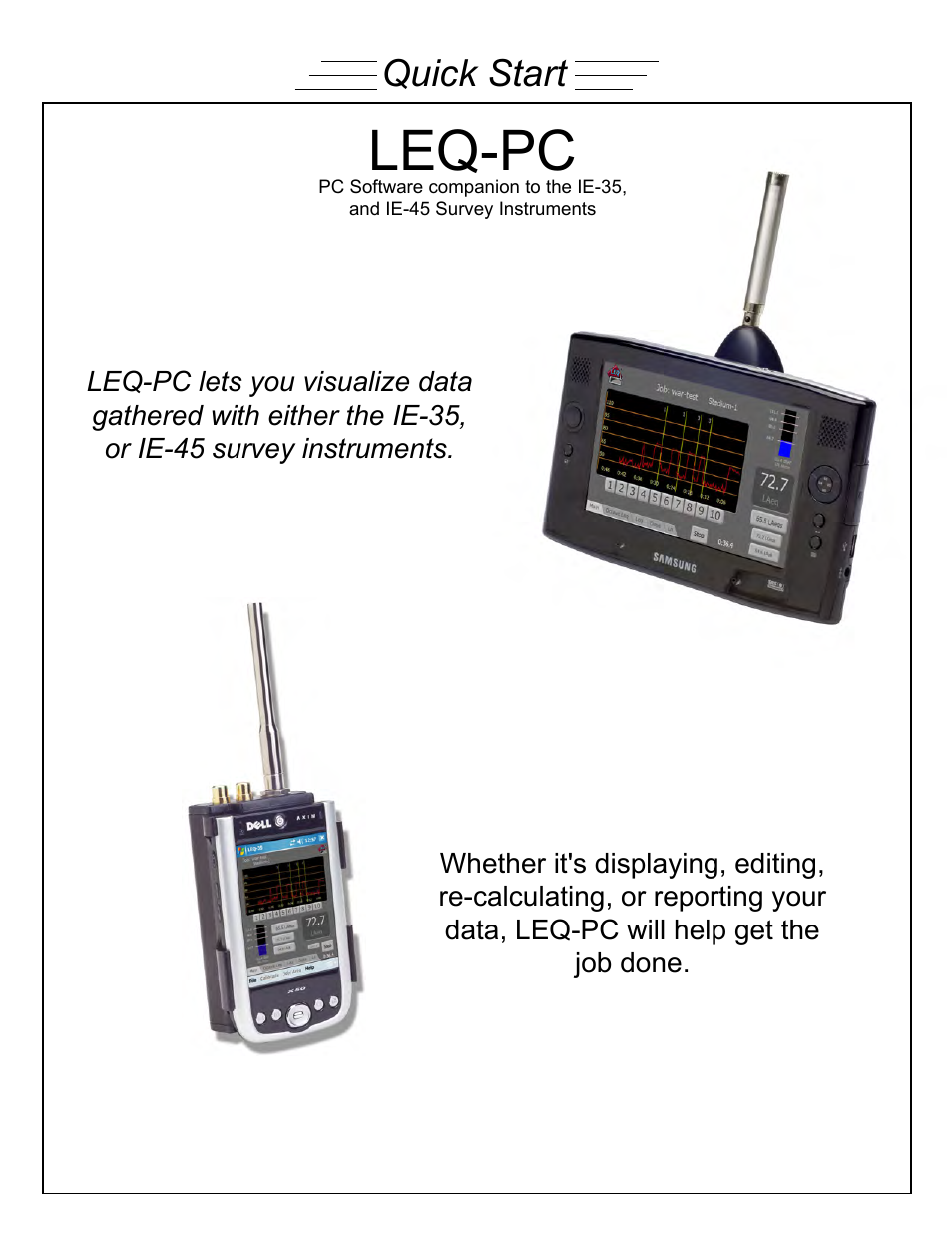 LEQ-PC -- Companion for Analysis on PC
