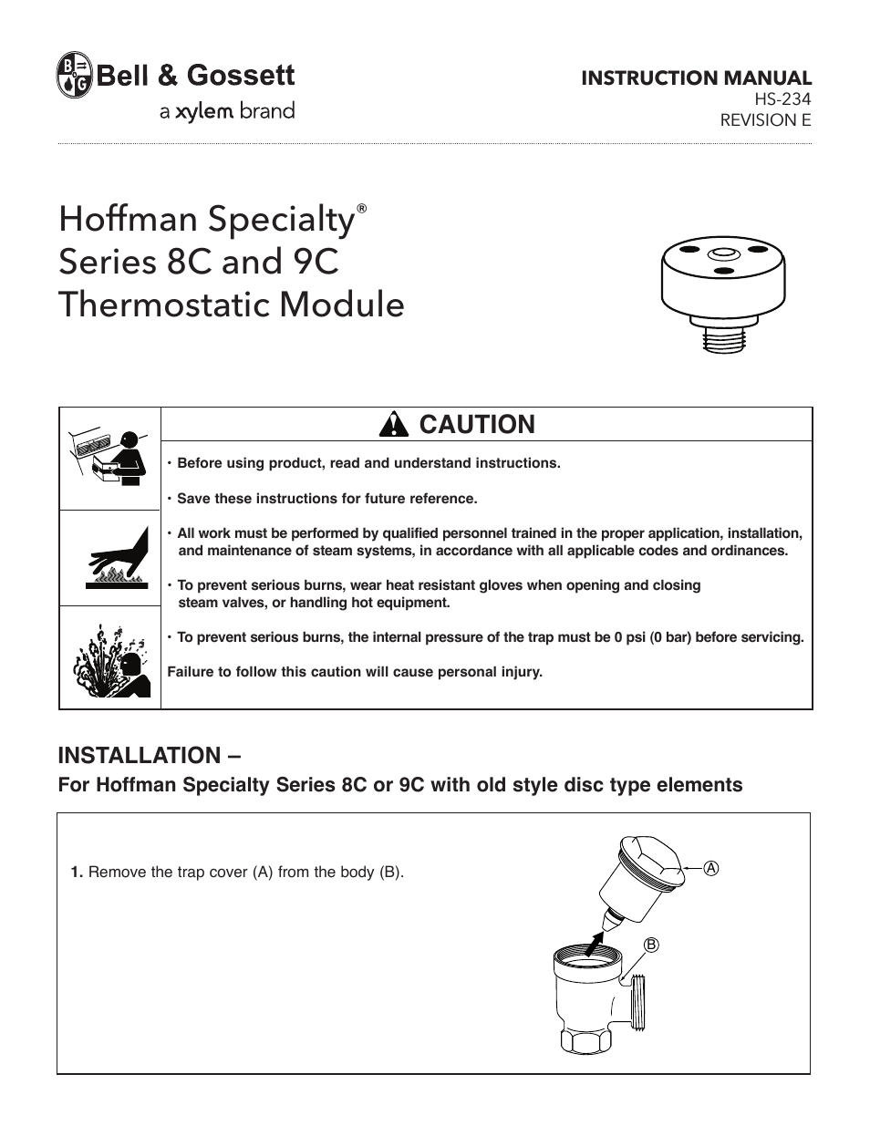 HS 234E Series 8C Thermostatic Module