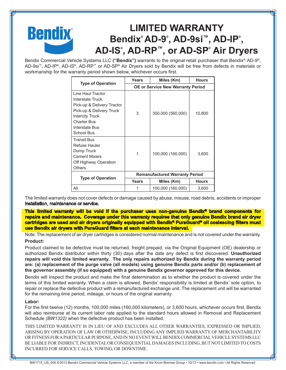 AD-IP Air Dryers