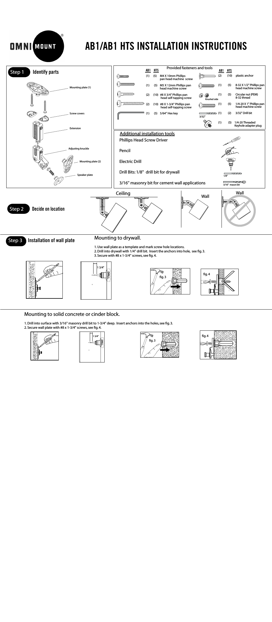 AB1-HTS Manual