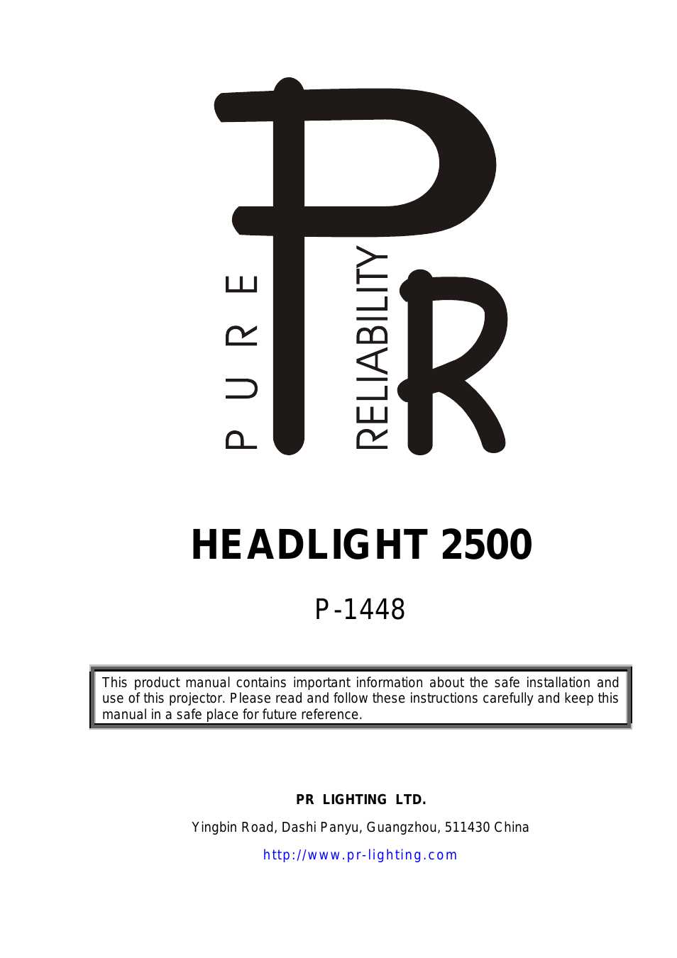 PR Headlight 2500