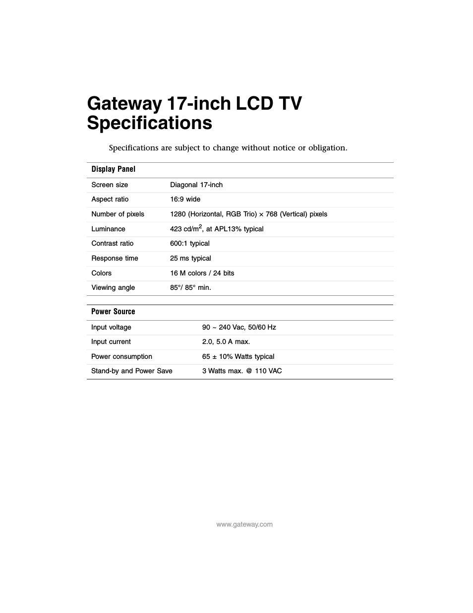 LCD HDTV