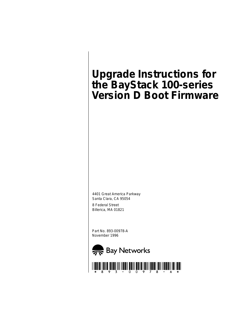 BayStack 100 Series