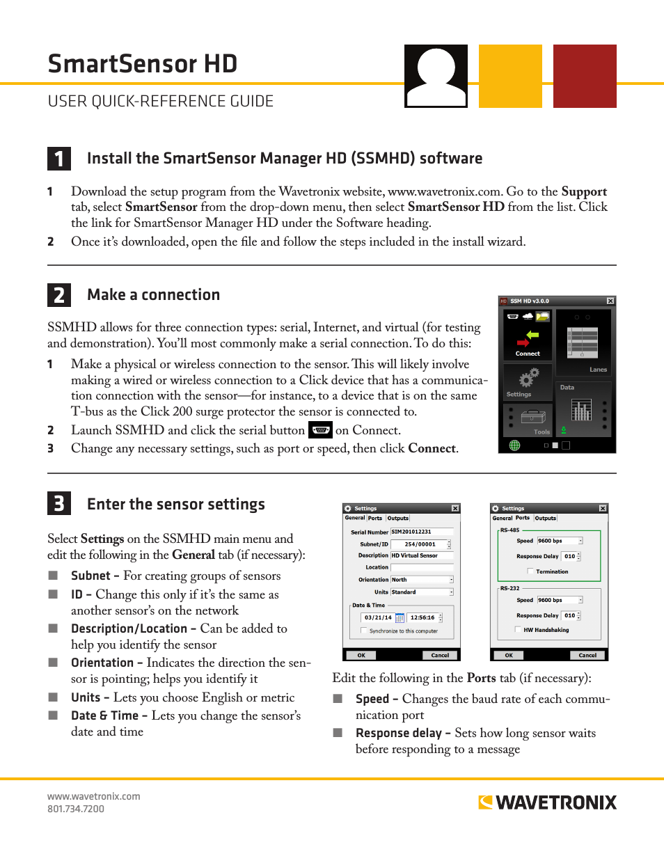 SmartSensor HD (101-0415) - Quick-reference Guide (User)